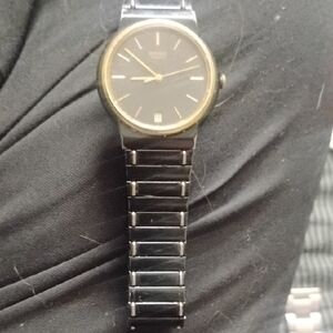 Black and Gold Watch